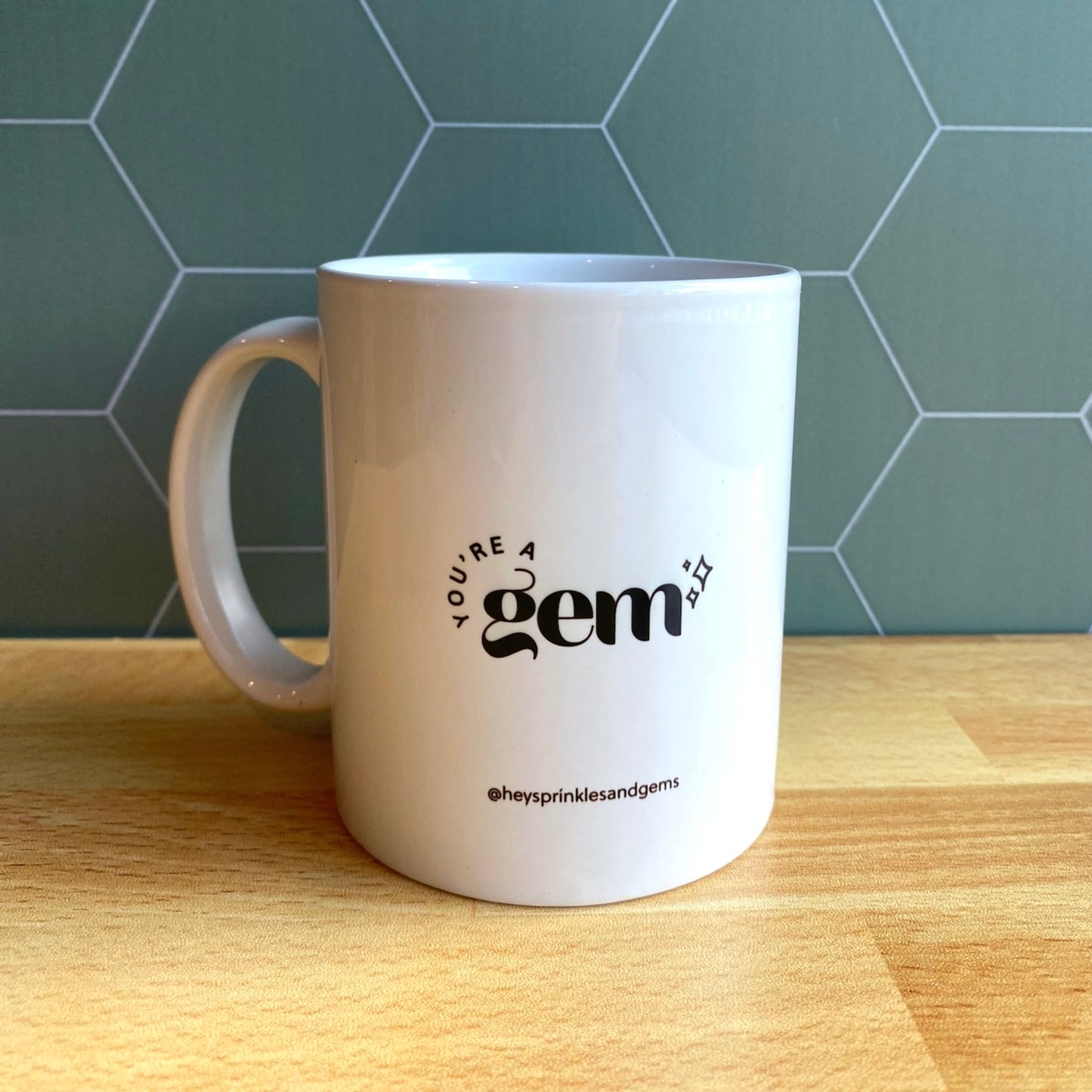 Limited-Edition Affirmation Mug - "You're A Gem"