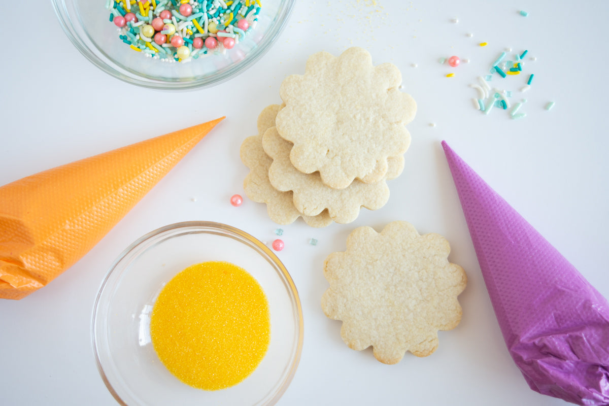 Premium cookie and cupcake decorating kits from Los Angeles, California
